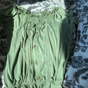 New never used Sage green shirts